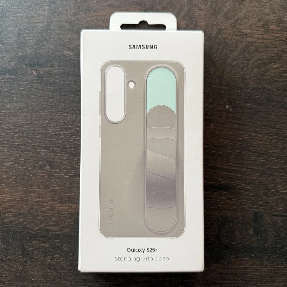 Samsung Official Standing Grip Case for Samsung Galaxy S25+ Plus - Gray